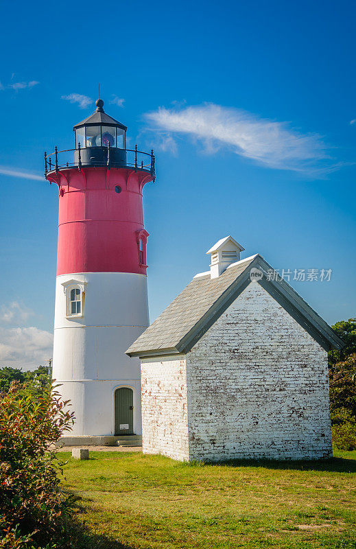 Nauset Light and Oil House